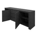 Comoda Kalya, Diverse culori, 220x49x89 cm - Antracit