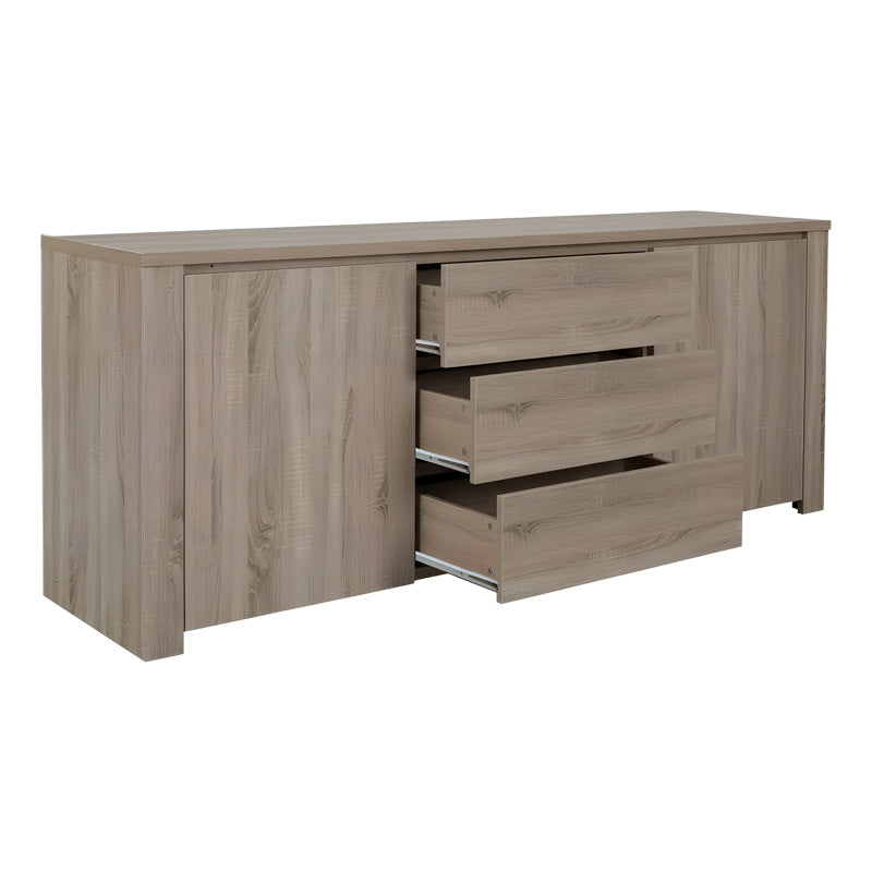 Comoda Kalya, Diverse culori, 220x49x89 cm - Stejar
