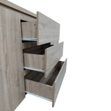 Comoda Kalya, Diverse culori, 220x49x89 cm - Stejar