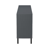 Bufet cu spațiu de depozitare Tuscany, Modern, Lemn, SONOMA -ANTHRACITE, 180x40x79 cm, foto produs 7