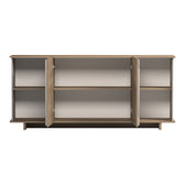 Bufet sonoma Zafore cu aspect de marmură, gri-bej, 180x45x80 cm, imagine suplimentara