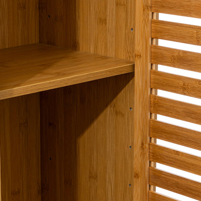 Cabinet coloana Sicela, Natural, 33x28x168 cm, perspectiva suplimentara