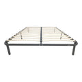 Cadru de pat metalic cu functie de sustinere Amaso, Negru, metal, 160x200x28 cm, detaliu produs