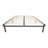 Cadru de pat metalic cu functie de sustinere Amaso, Negru, metal, 160x200x28 cm, detaliu produs
