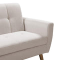 Canapea 2 locuri Decency, bej, 149x75x86 cm, perspectiva suplimentara
