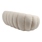 Canapea 2 locuri Yannick, Boucle, Bej, 148x92x62 cm