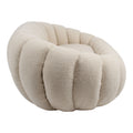 Canapea 2 locuri Yannick, Boucle, Bej, 148x92x62 cm, detaliu produs