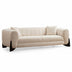 Canapea 3 locuri Sandreo Avni, Alb, 248 x 70 x 100 cm