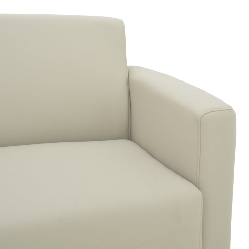 Canapea 3 locuri Sirica, Bej, 185x82x81 cm, perspectiva suplimentara