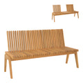 mobilier de gradina Canapea-bancă polimorfă Jey, Lemn Teak, 150x57x80 cm