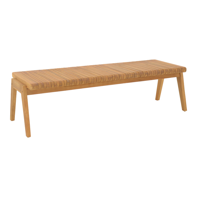Canapea-bancă polimorfă Jey, Lemn Teak, Natur, 150x57x80 cm