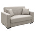 Canapea cu 2 locuri cu spatiu de depozitare Vox 2 Gri deschis 154x82x83 cm