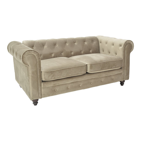 Canapea cu 2 locuri Incredible, Bej, 160x84x67 cm