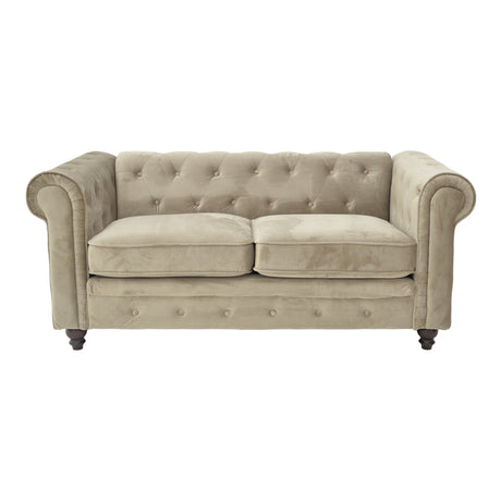 Canapea cu 2 locuri Incredible, Bej, 160x84x67 cm
