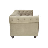 Canapea cu 2 locuri Incredible, Bej, 160x84x67 cm