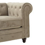 Canapea cu 2 locuri Incredible, Bej, 160x84x67 cm