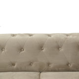 Canapea cu 2 locuri Incredible, Bej, 160x84x67 cm
