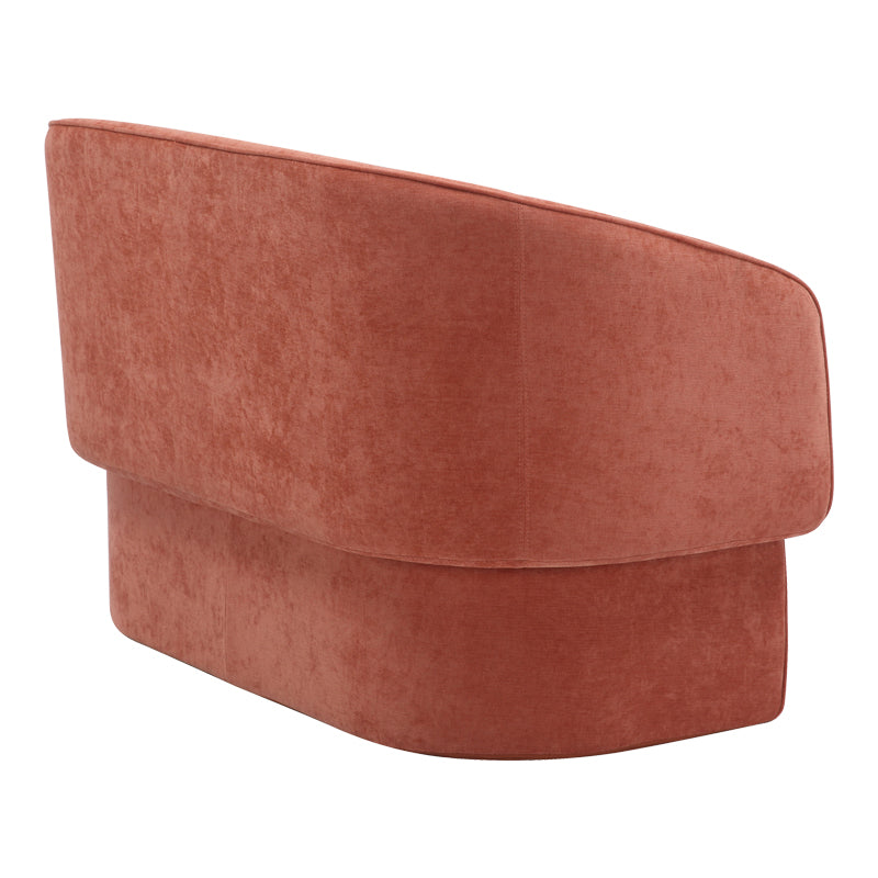 Canapea cu 2 locuri Playmob Caramiziu, Portocaliu, 128x65x79 cm, imagine suplimentara