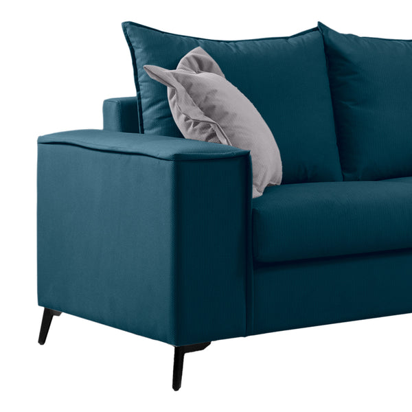 Canapea cu 2 locuri Verona 2, Albastru inchis, 173x93x100 cm