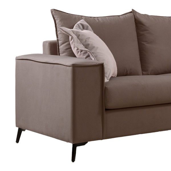 Canapea cu 2 locuri Verona 2 Latte, Maro, 173x93x100 cm