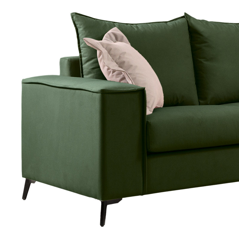Canapea cu 2 locuri Verona 2, Verde inchis, 173x93x100 cm, imagine suplimentara
