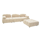 Canapea cu 3 locuri Hypnotic, Bej, 294x98x74 cm, perspectiva suplimentara
