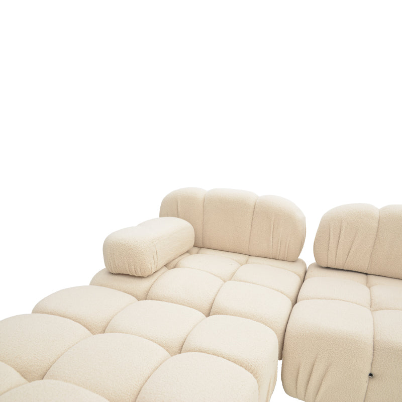 Canapea cu 3 locuri Hypnotic, Bej, 294x98x74 cm, foto produs 6