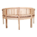 Canapea cu 3 locuri pentru gradina Coren Boho, Natural, 150x61x87 cm, foto produs