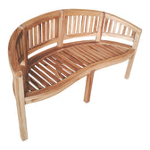 Canapea cu 3 locuri pentru gradina Coren Boho, Natural, 150x61x87 cm, foto produs 6