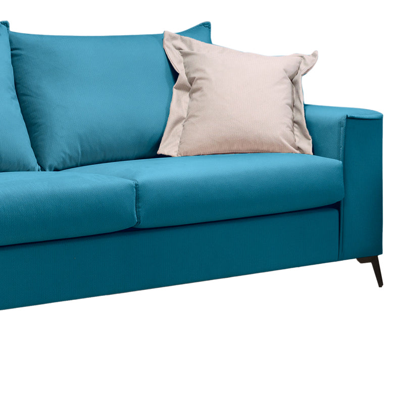 Canapea cu 3 locuri Verona 3, Albastru, 225x93x100 cm, detaliu produs