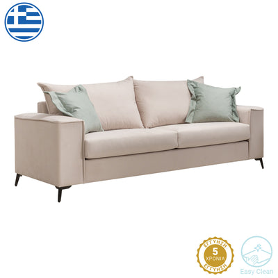 Canapea cu 3 locuri Verona 3 Crem 225x93x100 cm