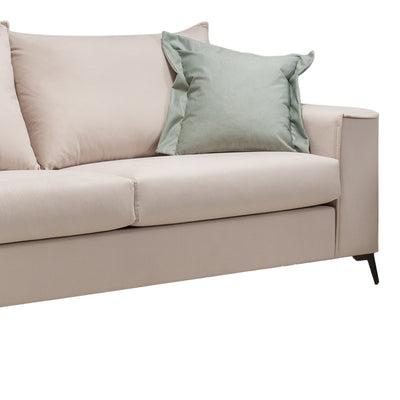 Canapea cu 3 locuri Verona 3, Crem, 225x93x100 cm, detaliu produs