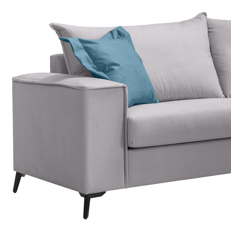 Canapea cu 3 locuri Verona 3, Gri, 225x93x100 cm, imagine suplimentara