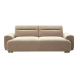 Canapea cu trei locuri Harmonious boucle, bej, 224x92x81 cm