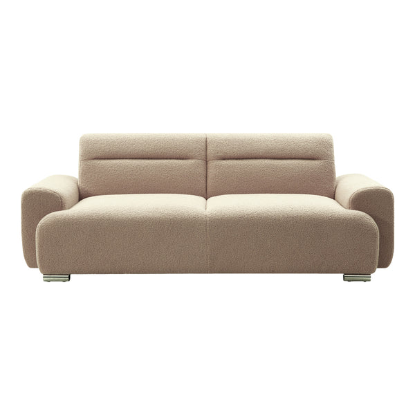 Canapea cu trei locuri Harmonious boucle, bej, 224x92x81 cm