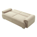 Canapea cu trei locuri Harmonious boucle, bej, 224x92x81 cm, imagine suplimentara