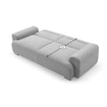 Canapea cu trei locuri Harmonious boucle, bej, 224x92x81 cm, perspectiva suplimentara