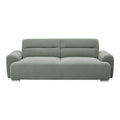 Canapea cu trei locuri Harmonious boucle verde masliniu 224x92x81 cm