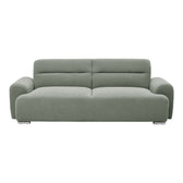 Canapea cu trei locuri Harmonious boucle verde masliniu 224x92x81 cm