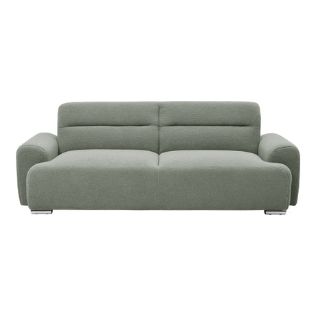 Canapea cu trei locuri Harmonious boucle verde masliniu, 224x92x81 cm
