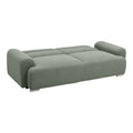 Canapea cu trei locuri Harmonious boucle verde masliniu, 224x92x81 cm, imagine suplimentara