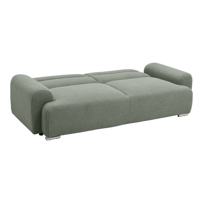 Canapea cu trei locuri Harmonious boucle verde masliniu, 224x92x81 cm, imagine suplimentara