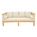 Canapea de gradina Alessa Boho, Natural, 200x100x76 cm, imagine suplimentara