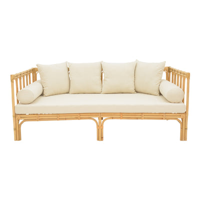 Canapea de gradina Alessa Boho, Natural, 200x100x76 cm, imagine suplimentara