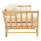 Canapea de gradina Alessa Boho, Natural, 200x100x76 cm
