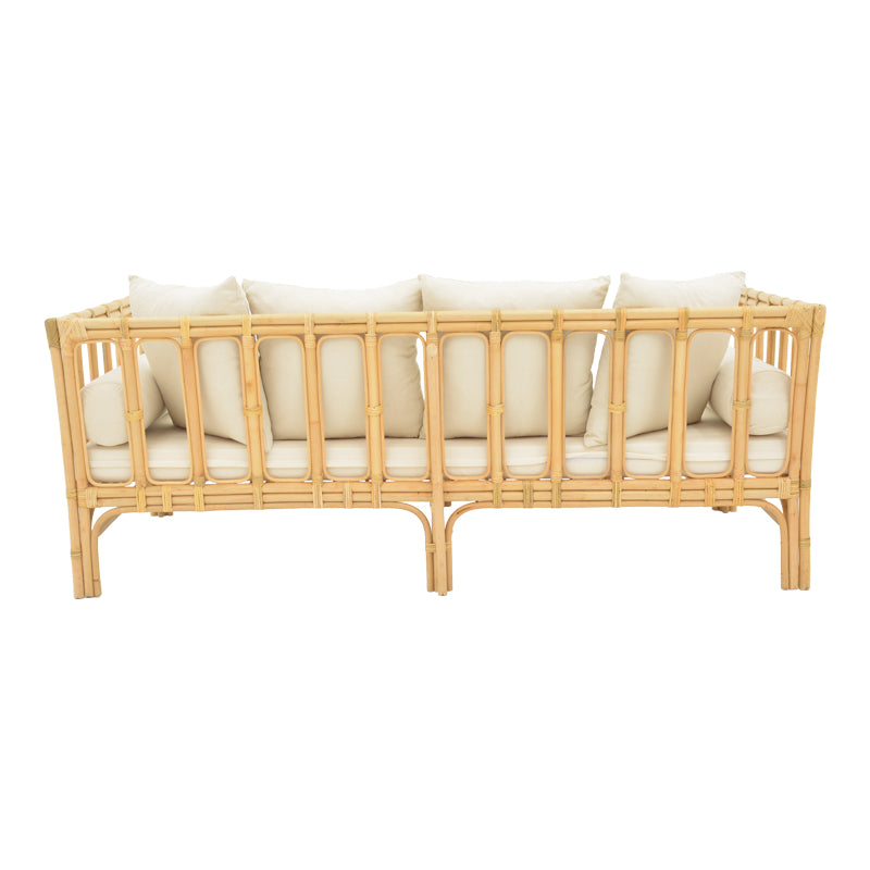 Canapea de gradina Alessa Boho, Natural, 200x100x76 cm