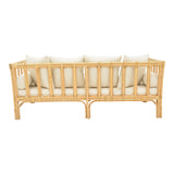 Canapea de gradina Alessa Boho, Natural, 200x100x76 cm