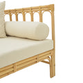 Canapea de gradina Alessa Boho, Natural, 200x100x76 cm, foto produs 6