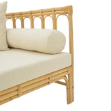 Canapea de gradina Alessa Boho, Natural, 200x100x76 cm