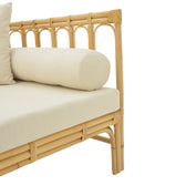 Canapea de gradina Alessa Boho, Natural, 200x100x76 cm, foto produs 6